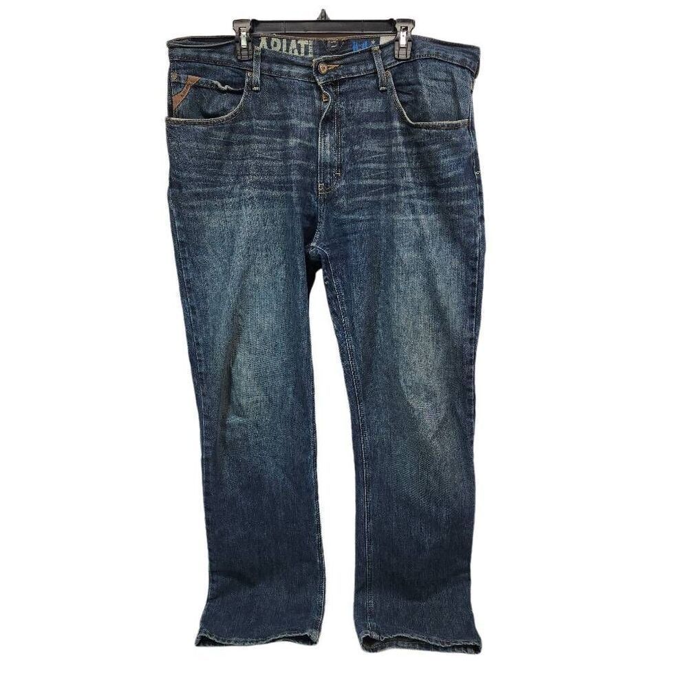 Ariat Men’s Bootcut Jeans in Dark Blue Denim